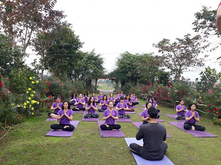 Tập Yoga tại Quảng Tây Resort
